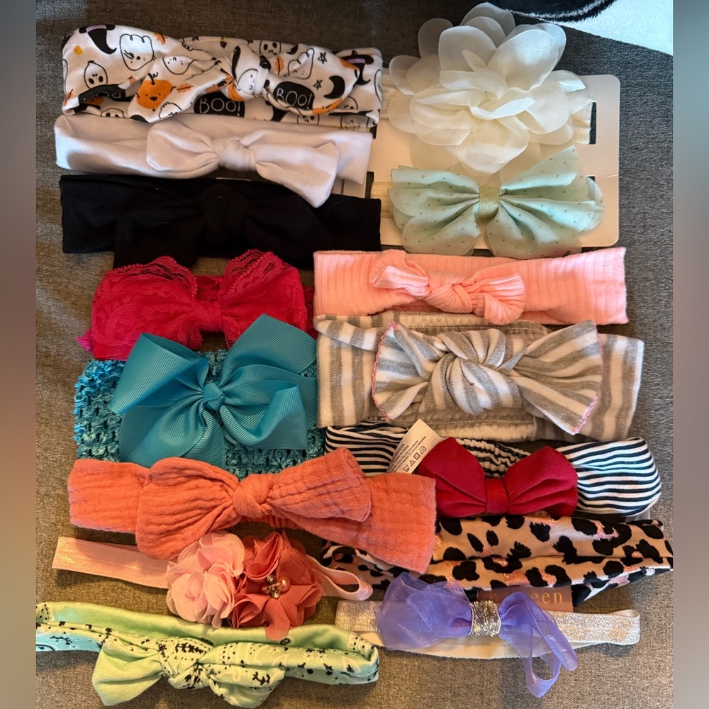 Assorted Colorful Baby Girl Headband Set